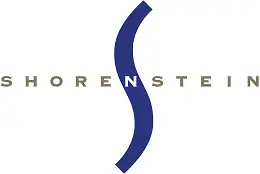 a blue and white logo